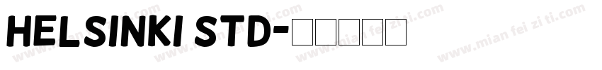 Helsinki Std字体转换